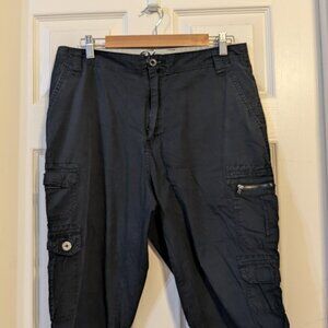 PLUGG Classic Black Cargo ShortsSize 34